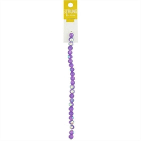 AussieSuperStore Jewellery Making Supplies Round AB Flash Lavender Strung Beads Round AB Flash Lavender Strung Beads | Jewellery Making Beads | Jewellery Making Supplies 9323823204846 BBS19009